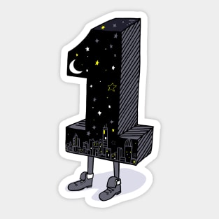 One Night Sticker